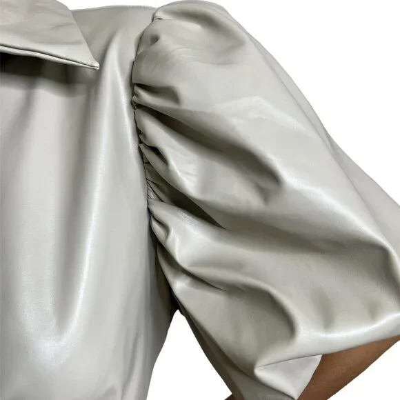 Endless Rose women mini dress. size medium, M ,COLOR BEIGE . - Picture 5 of 6